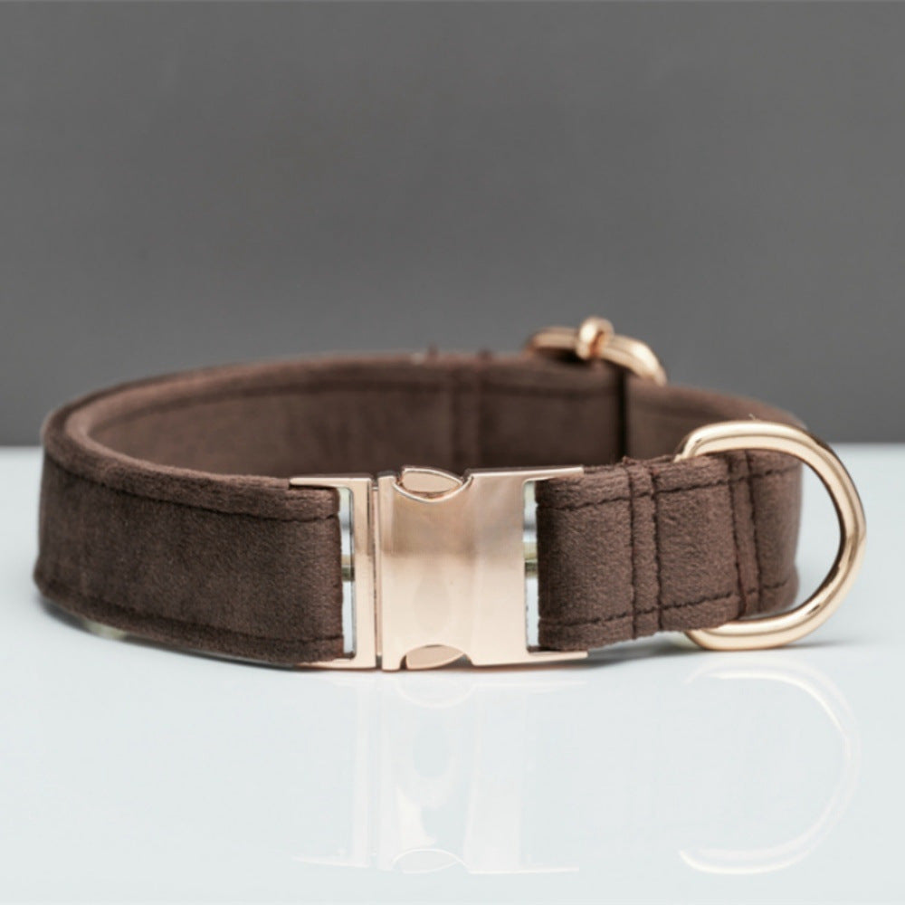 Personalized Adjustable Velvet Dog Collar