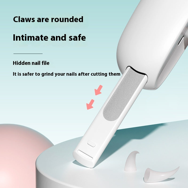 Cat Nail Scissors with Gravity Push