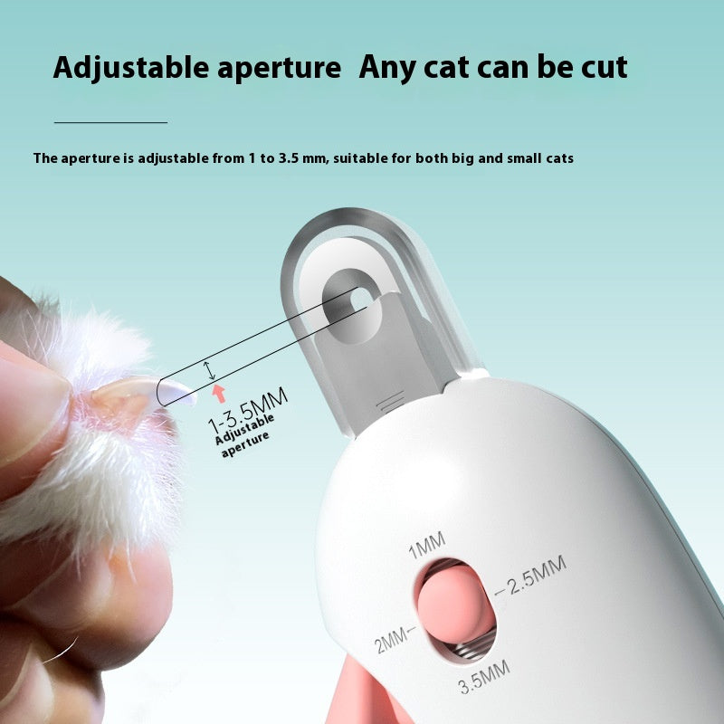 Cat Nail Scissors with Gravity Push