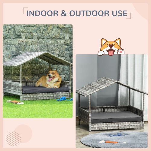 Outdoor Dog Bed House With Canopy
