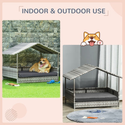 Outdoor Dog Bed House With Canopy