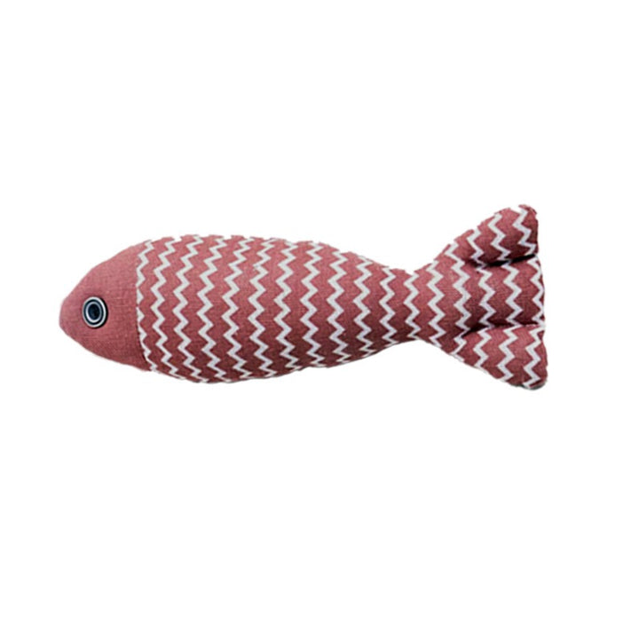 Catnip Fish Shaped Chew Toy