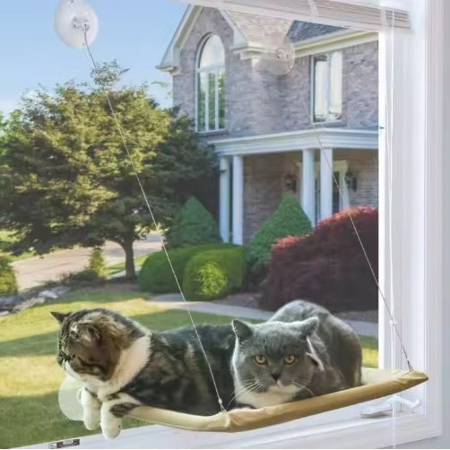 Cat Window-Mounted Hammock Perch