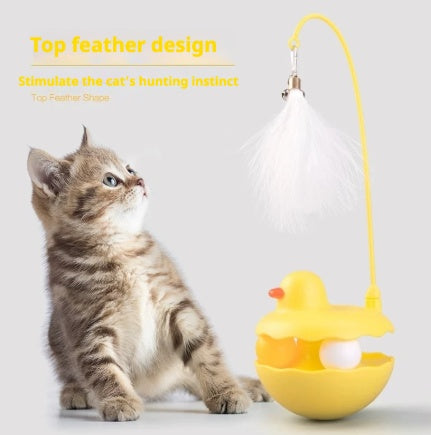 Rotating Duck Cat Entertainment Toy