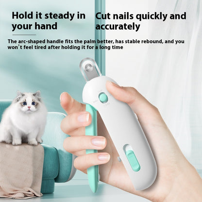 Cat Nail Scissors with Gravity Push
