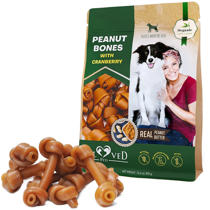 Dog Peanut Butter Chews With Cranberry
