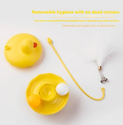 Rotating Duck Cat Entertainment Toy