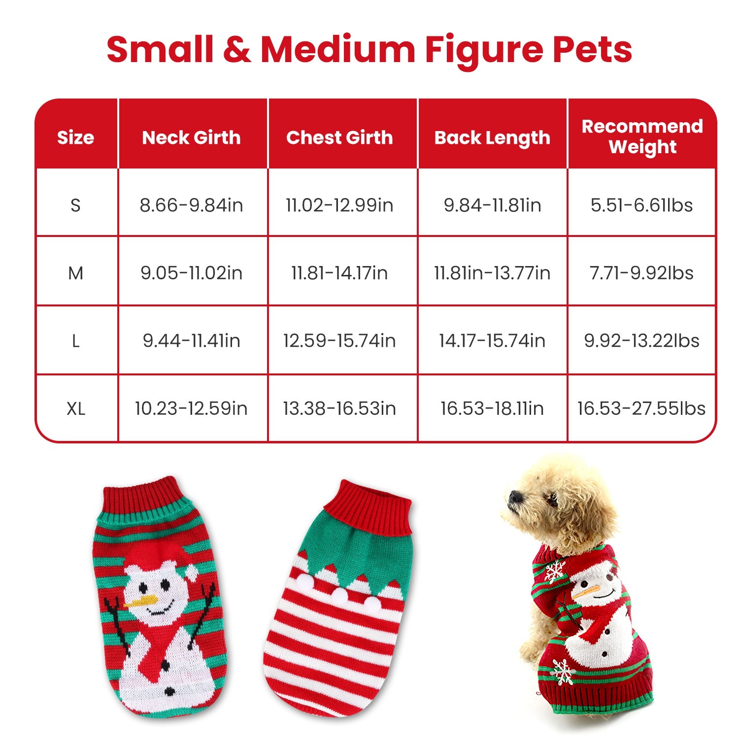 Pet Christmas Turtleneck Sweater