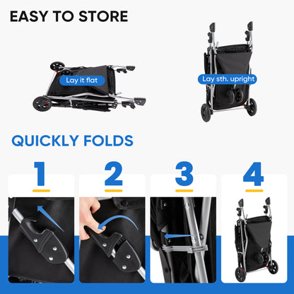 Stylish Foldable Pet Stroller