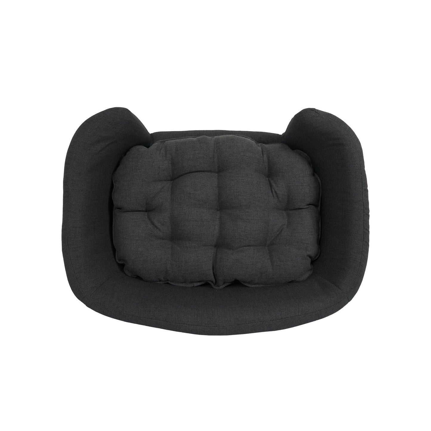 Tufted Cushion Dog Bed with Birch Legs