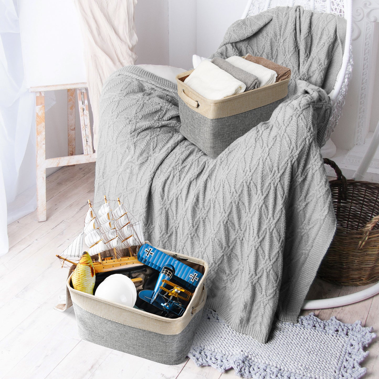 Dog Toy Storage Basket