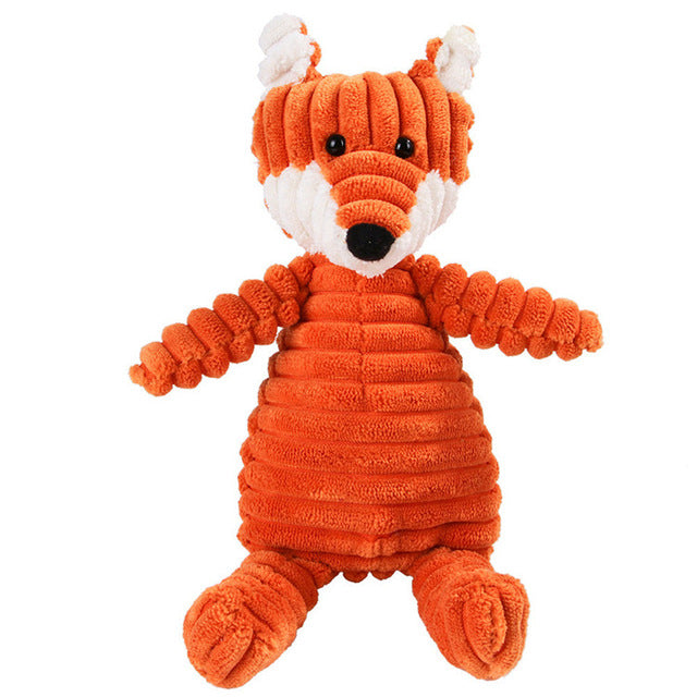 Animal Plush Squeaky Dog Toy