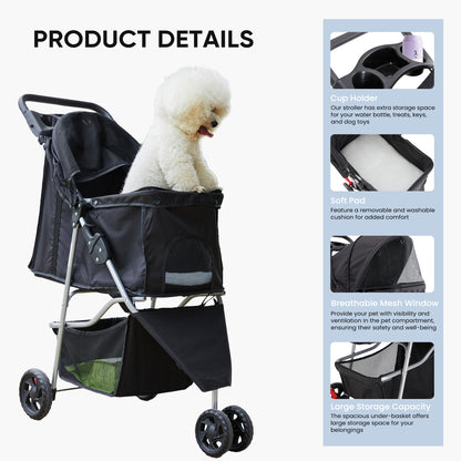 Stylish Foldable Pet Stroller