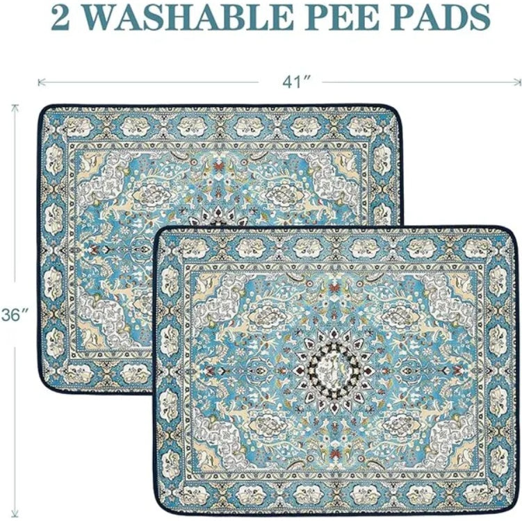 2 Pack Washable Dog Puppy Pee Pads