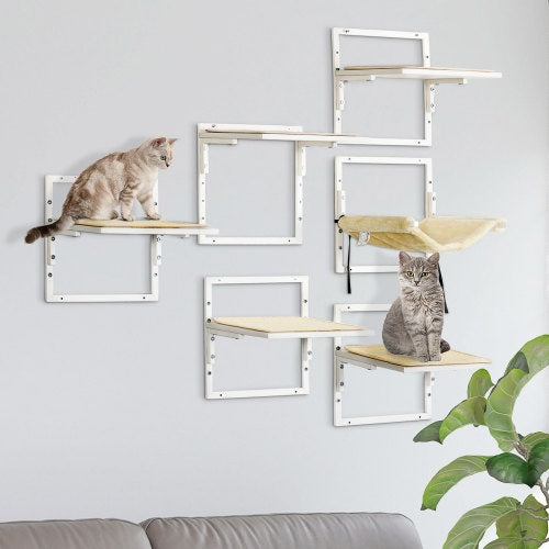 Modern Cat Wall Shelves for Indoor Cats