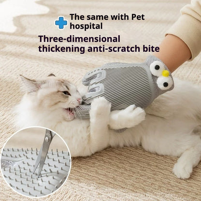 Pet Hair Removal Grooming Gloves