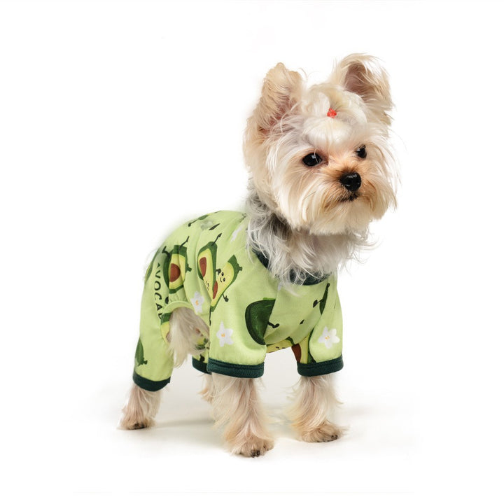 Avocado Soft Stretchy Dog Pajamas