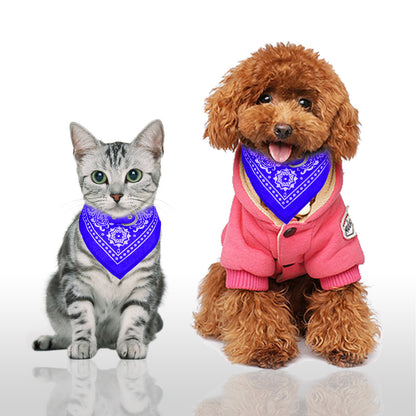 Adjustable Bandana Leather Pet Collar