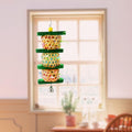 Natural Rattan And Wood Parrot Chew Toy Bird Cage Accessories