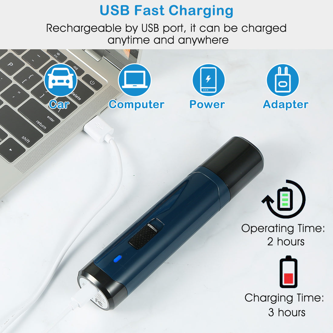 2 Speeds Cordless Dog Nail Grinder