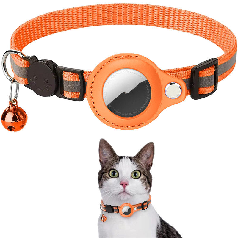 Reflective Cat & Dog Collar with AirTag