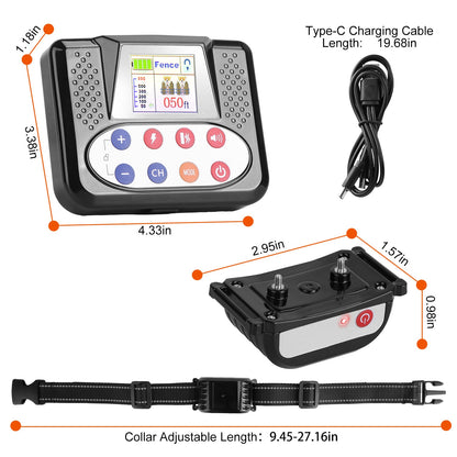 990FT Range Dog Wireless Training Collar