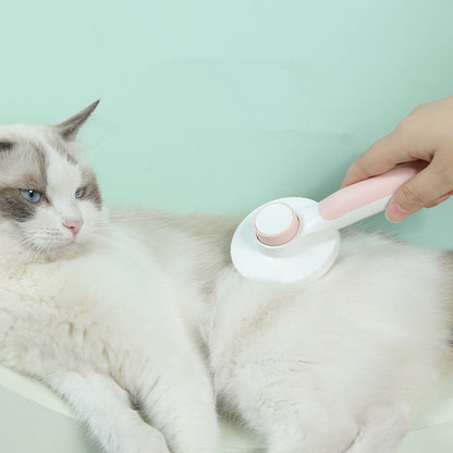Self-Cleaning Pet Grooming Comb