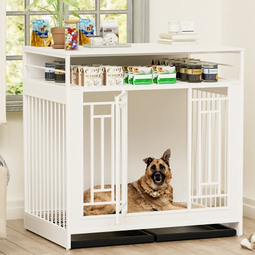 Large Dog Kennel Furniture with Divider