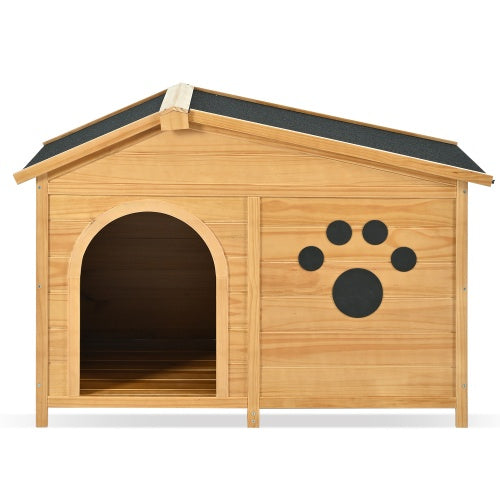 Wooden Dog House Outdoor With Porch