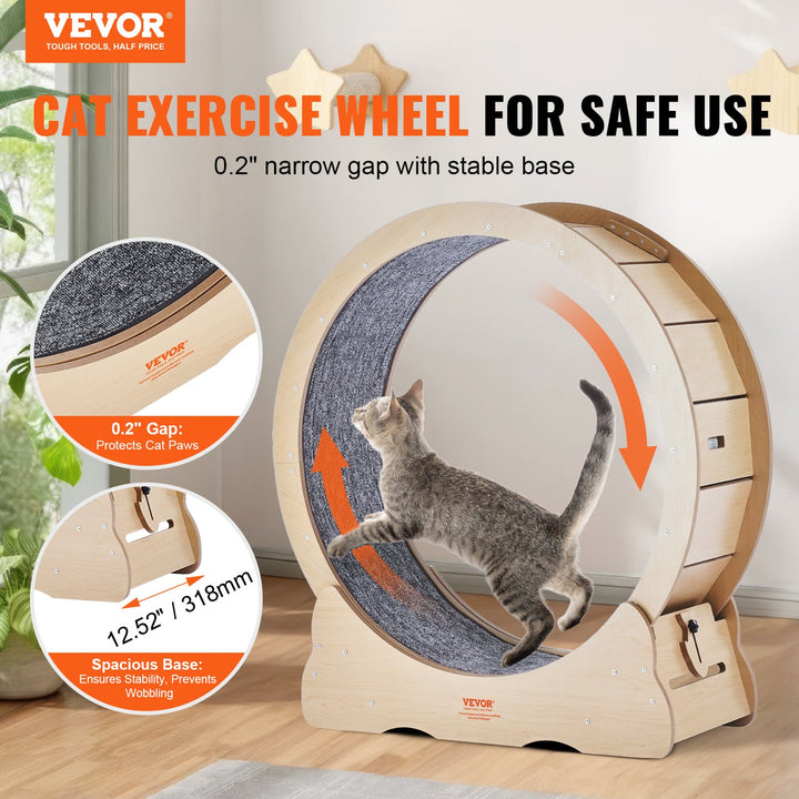 Exercise Treadmill Wheel for Indoor Cat
