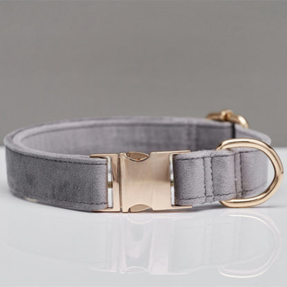 Personalized Adjustable Velvet Dog Collar