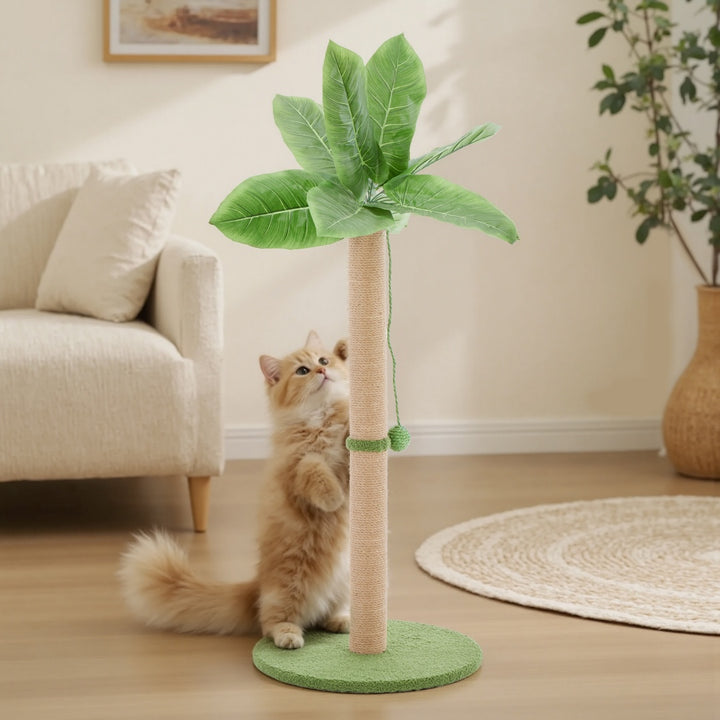Cat Scratching Post with Dangling Ball