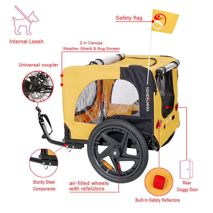 Heavy Duty Foldable Pet Stroller
