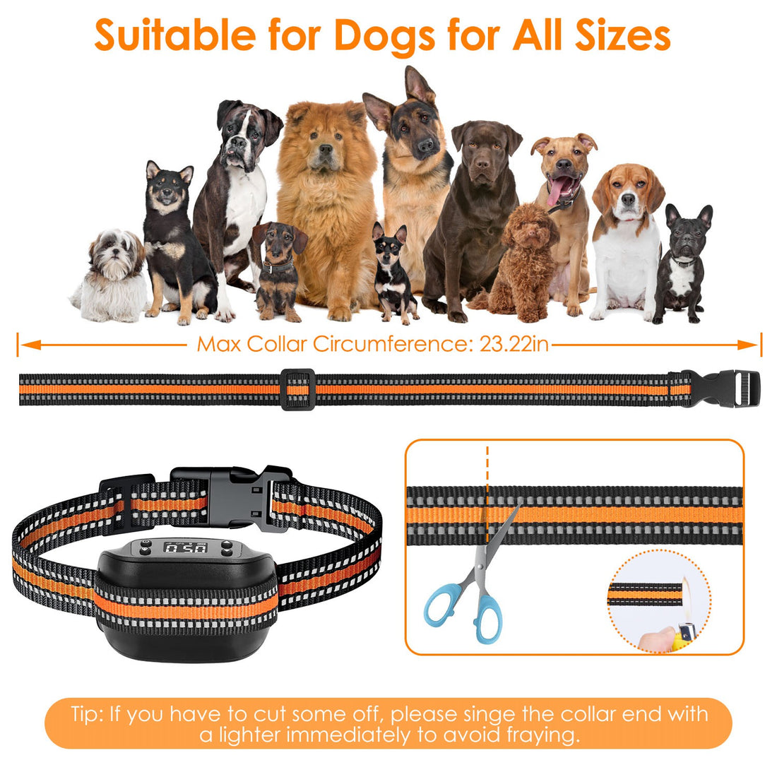 2-in-1 GPS Wireless Dog Fence Collar