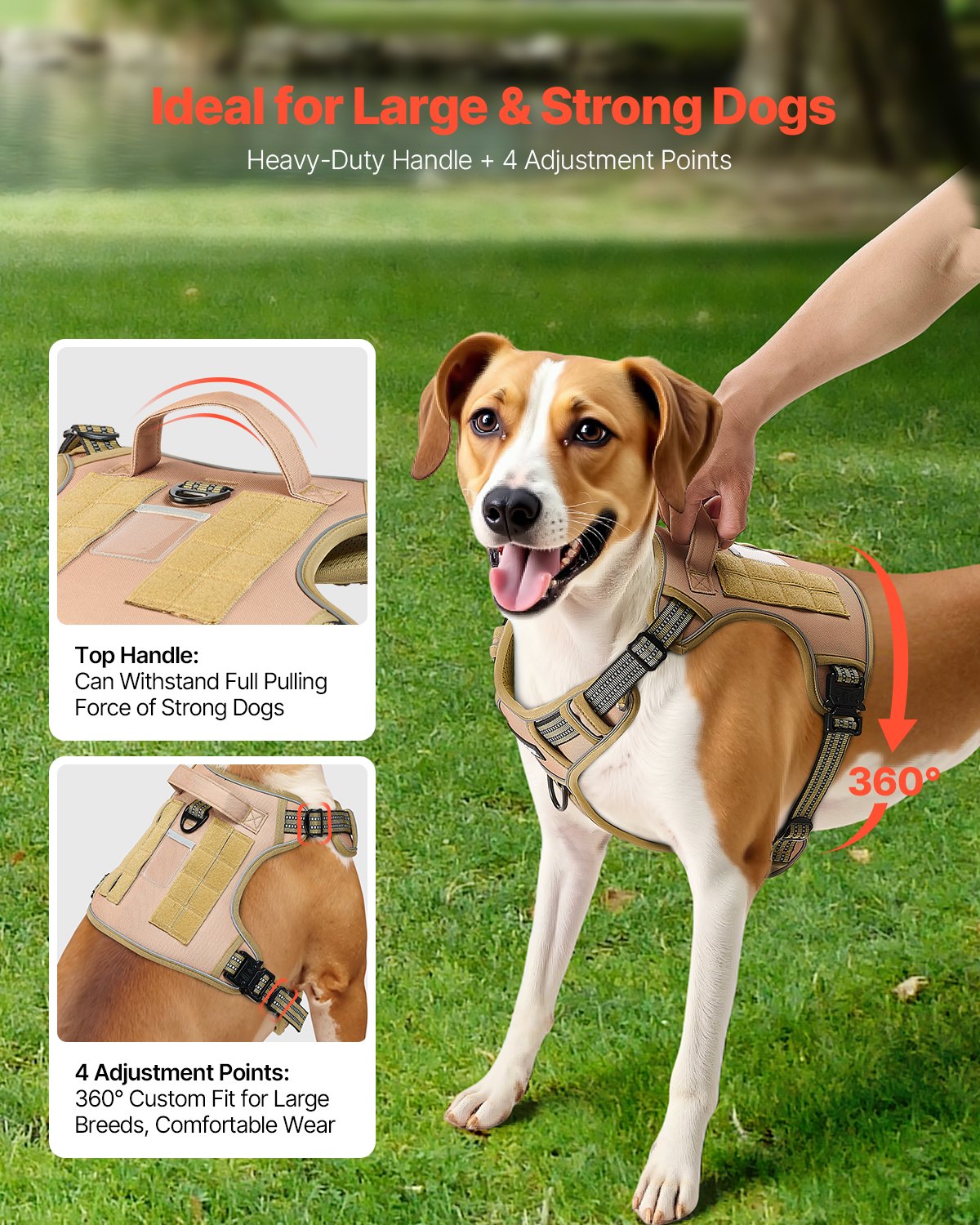 No Pull Tactical Dog Harness