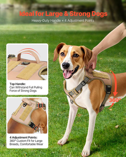 No Pull Tactical Dog Harness
