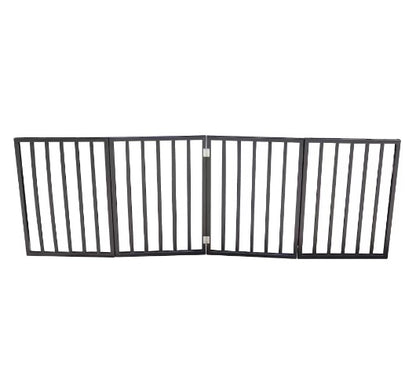 Portable Wooden Pet Gate Fence