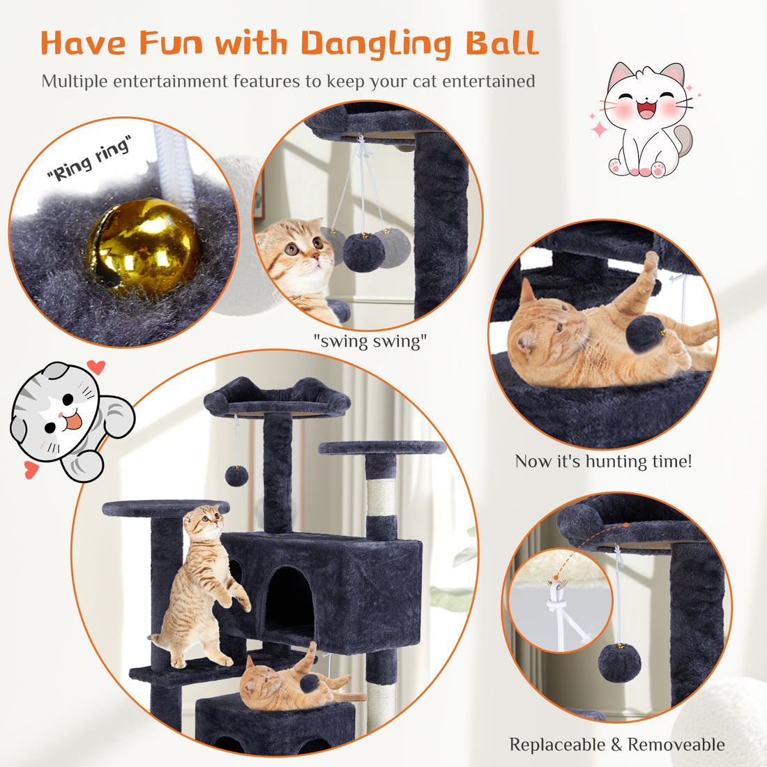 Multi Functional Cat Treehouse