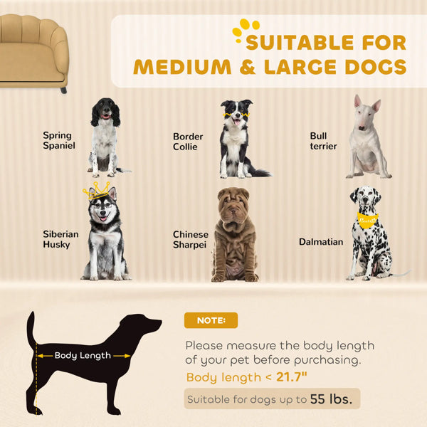 Large Velvet Comfy Sofa Dog Couch