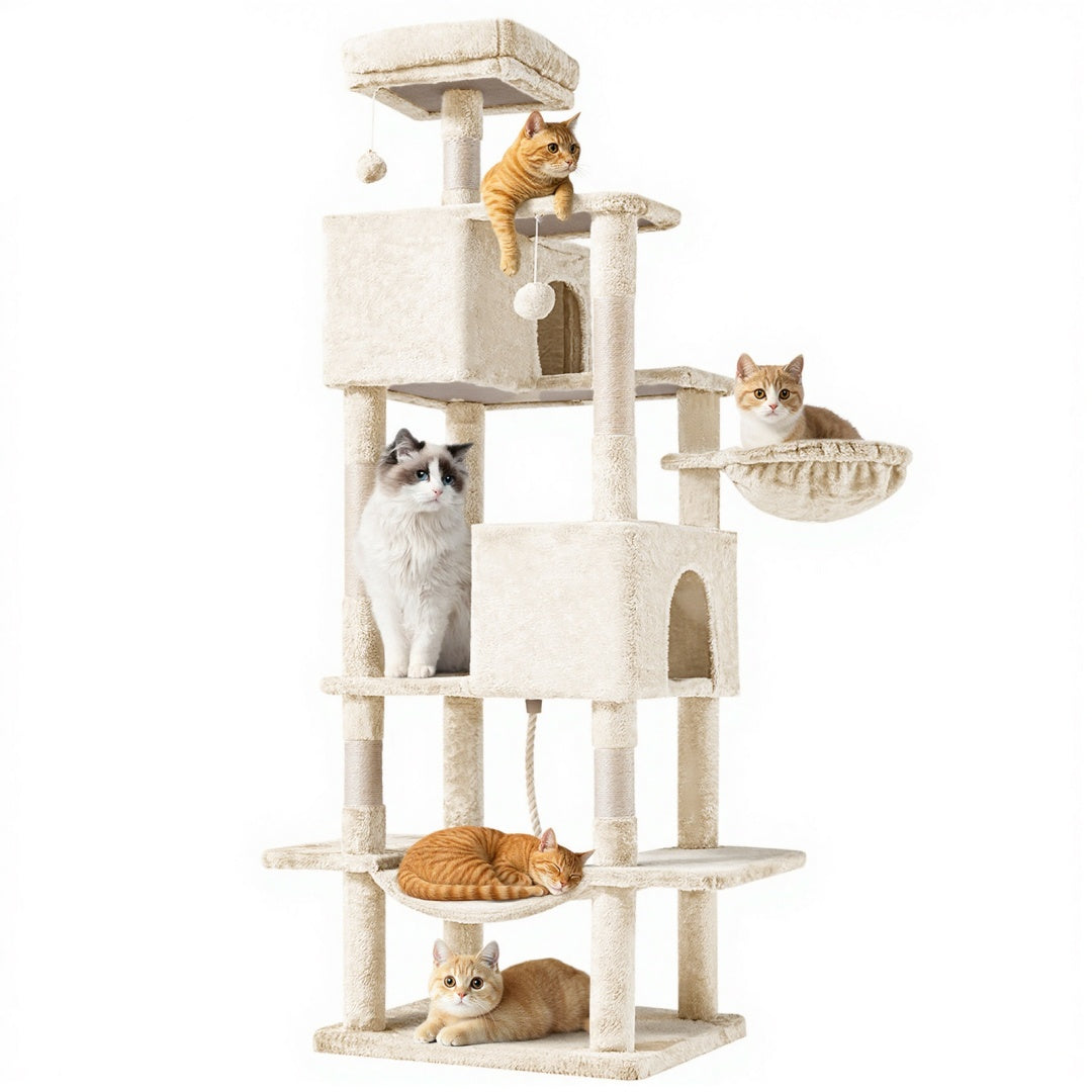 Cat Condo Tower with Hammock