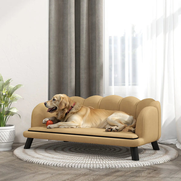 Large Velvet Comfy Sofa Dog Couch