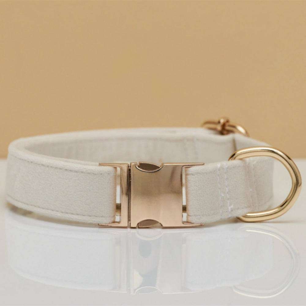 Personalized Adjustable Velvet Dog Collar