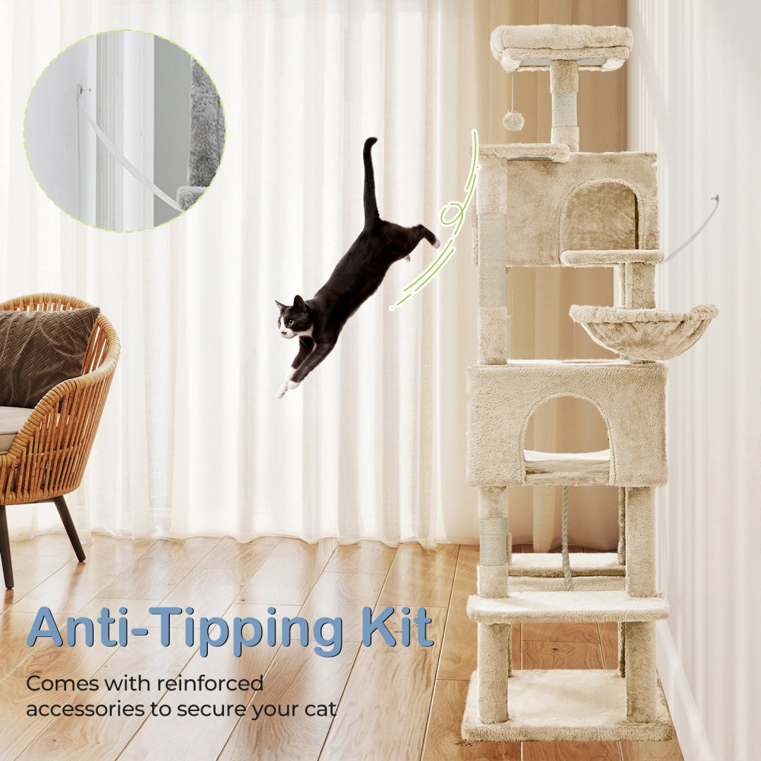 Cat Condo Tower with Hammock