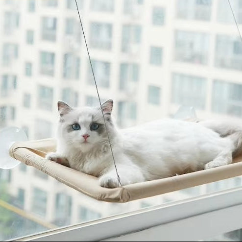 Cat Window-Mounted Hammock Perch