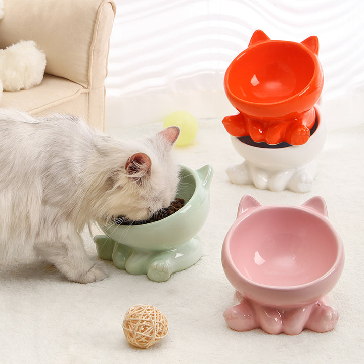 Ceramic Cat & Dog Bowl