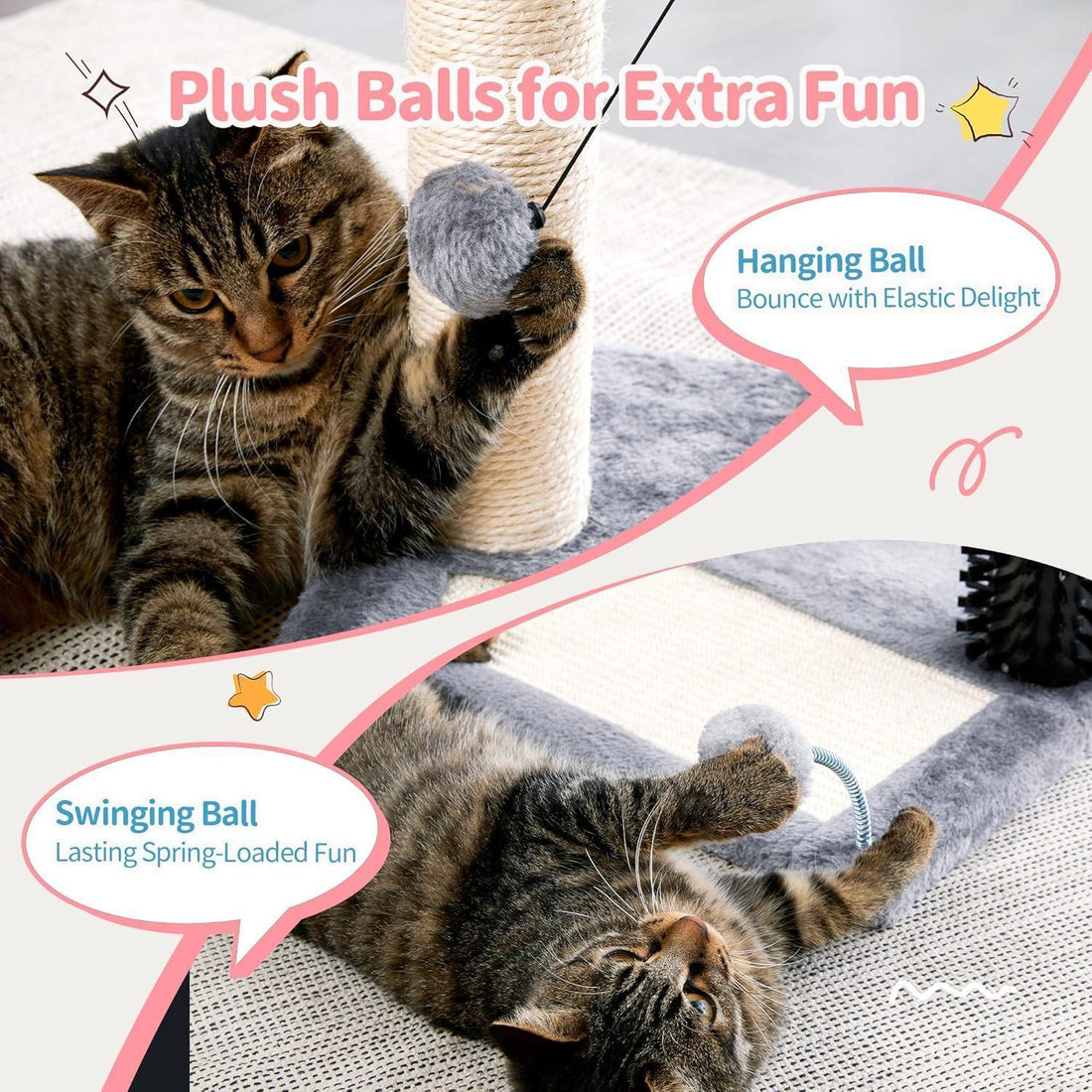 Small 4-in-1 Cat Tree Tower