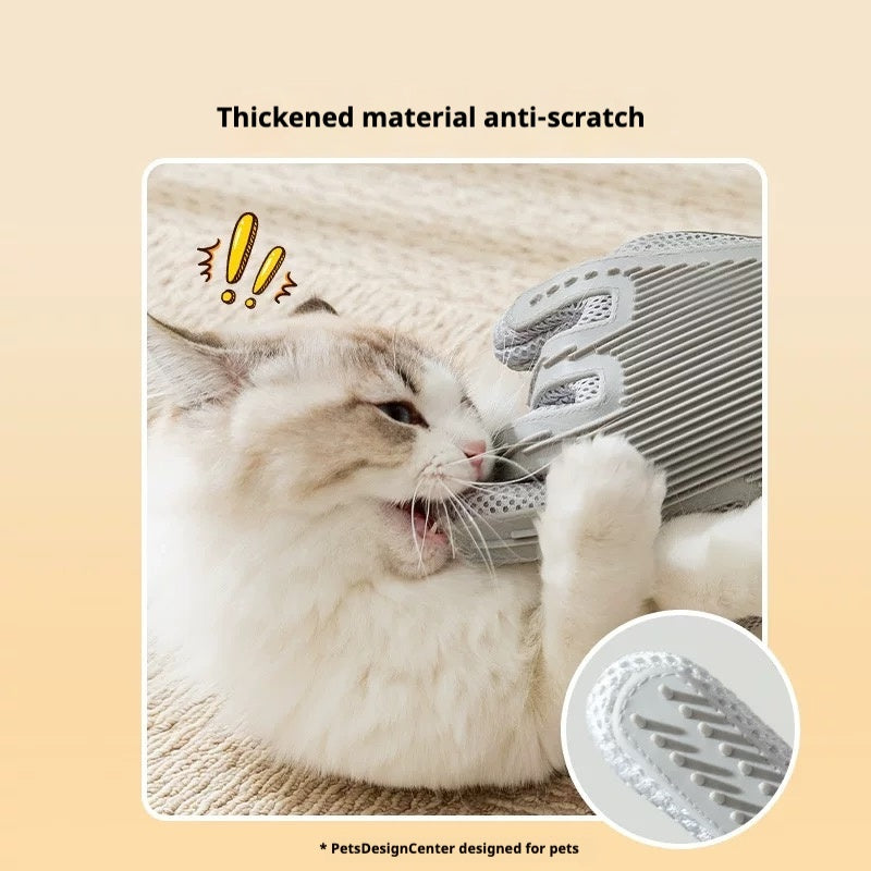 Pet Hair Removal Grooming Gloves