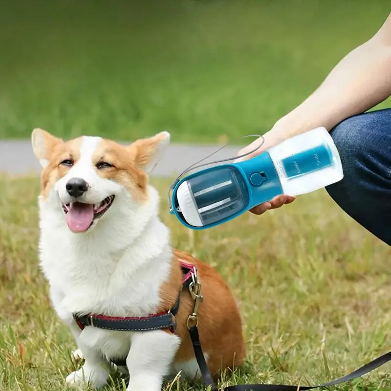 3-in-1 Dog Water & Food Bottle
