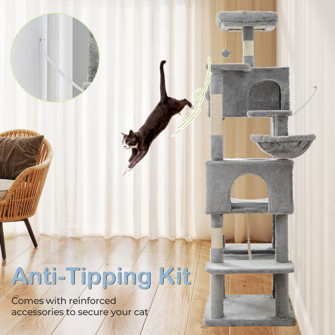Cat Condo Tower with Hammock