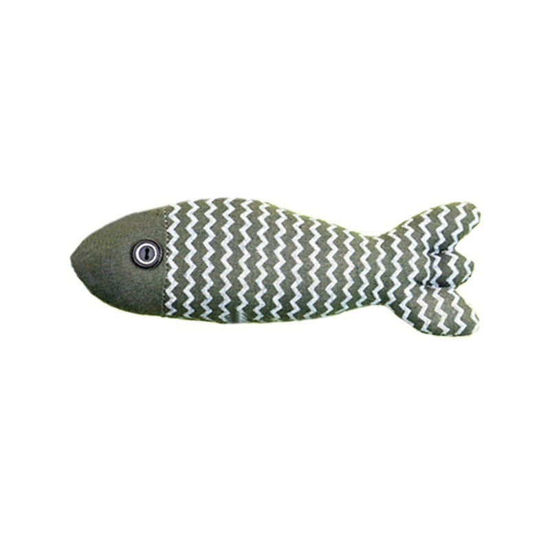 Catnip Fish Shaped Chew Toy